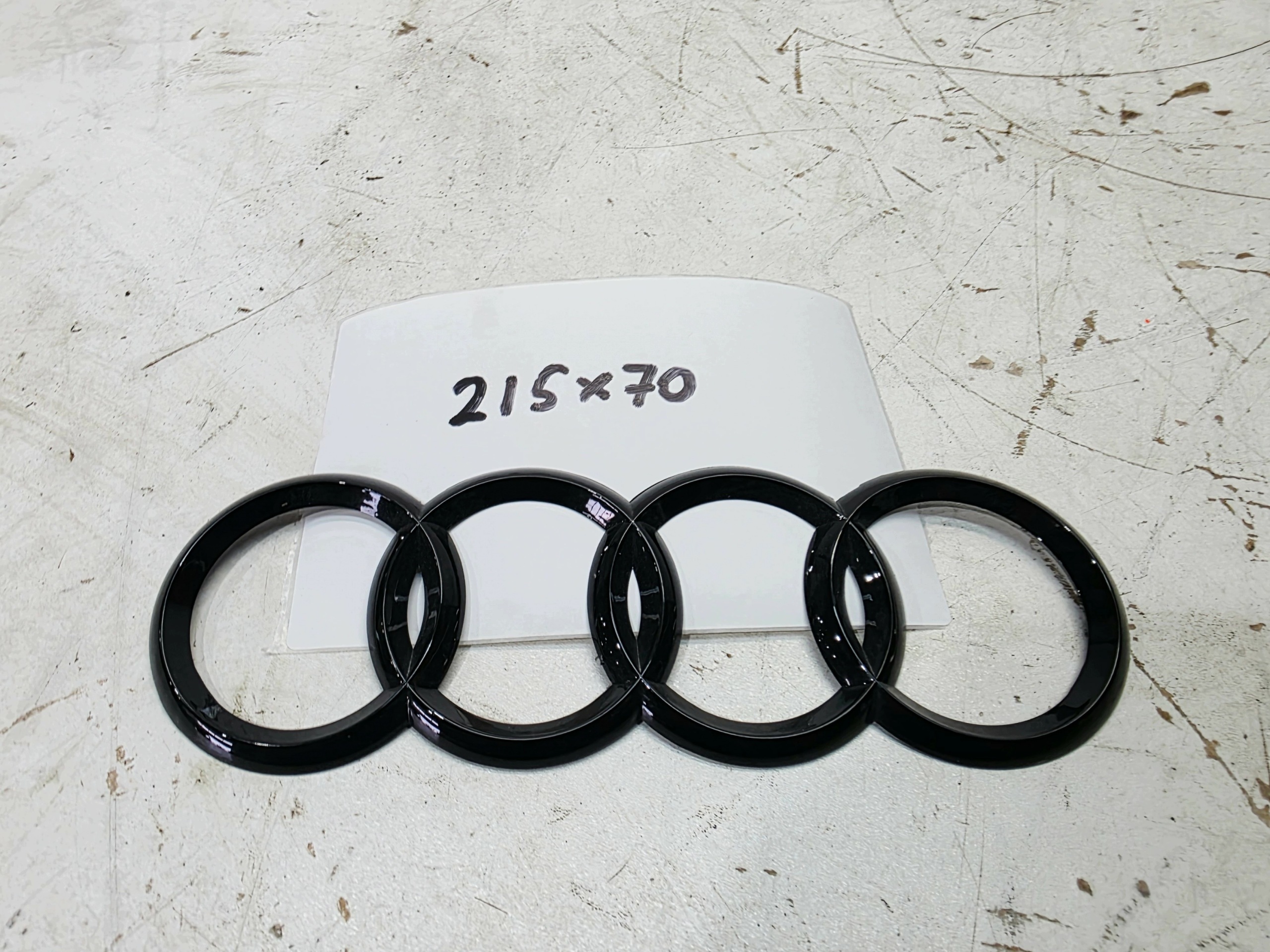logo EMBLEMAT Z bonnet boot AUDI A3 A4 A5 A6 215MM X 70MM POLYSK