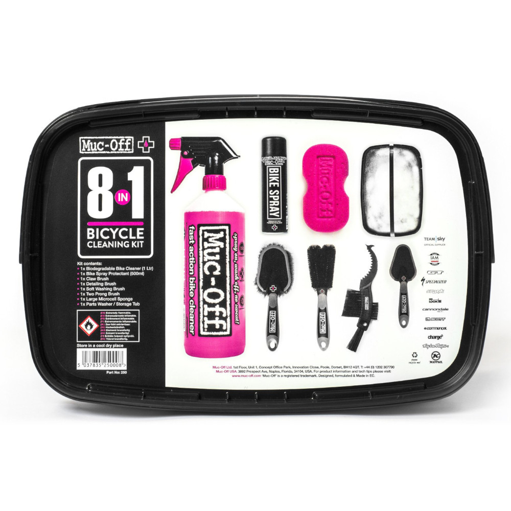 Muc-Off sada 8v1 Bicycle Cleaning Kit sada na mytí 8v1