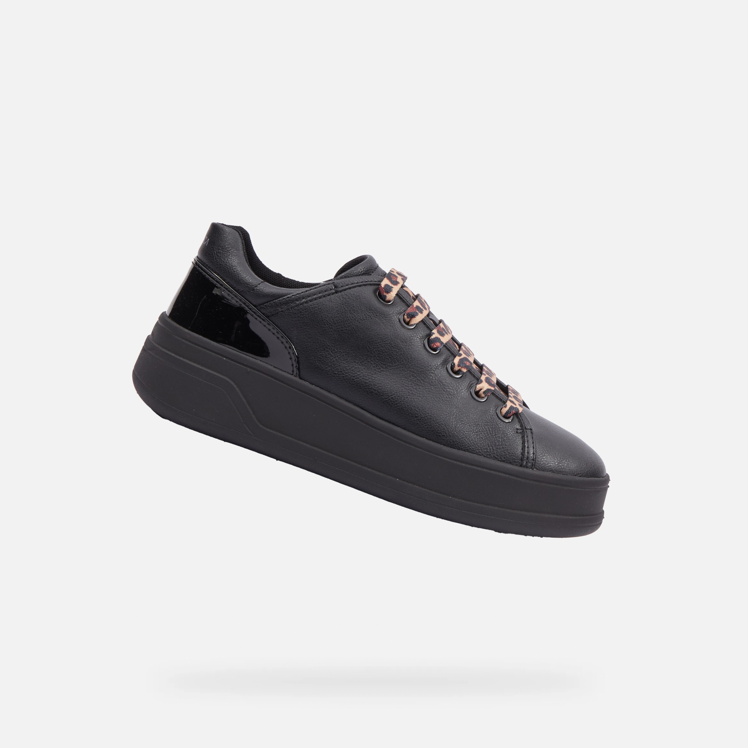 Geox Černé dámské tenisky Geox Spherica Ecub-2