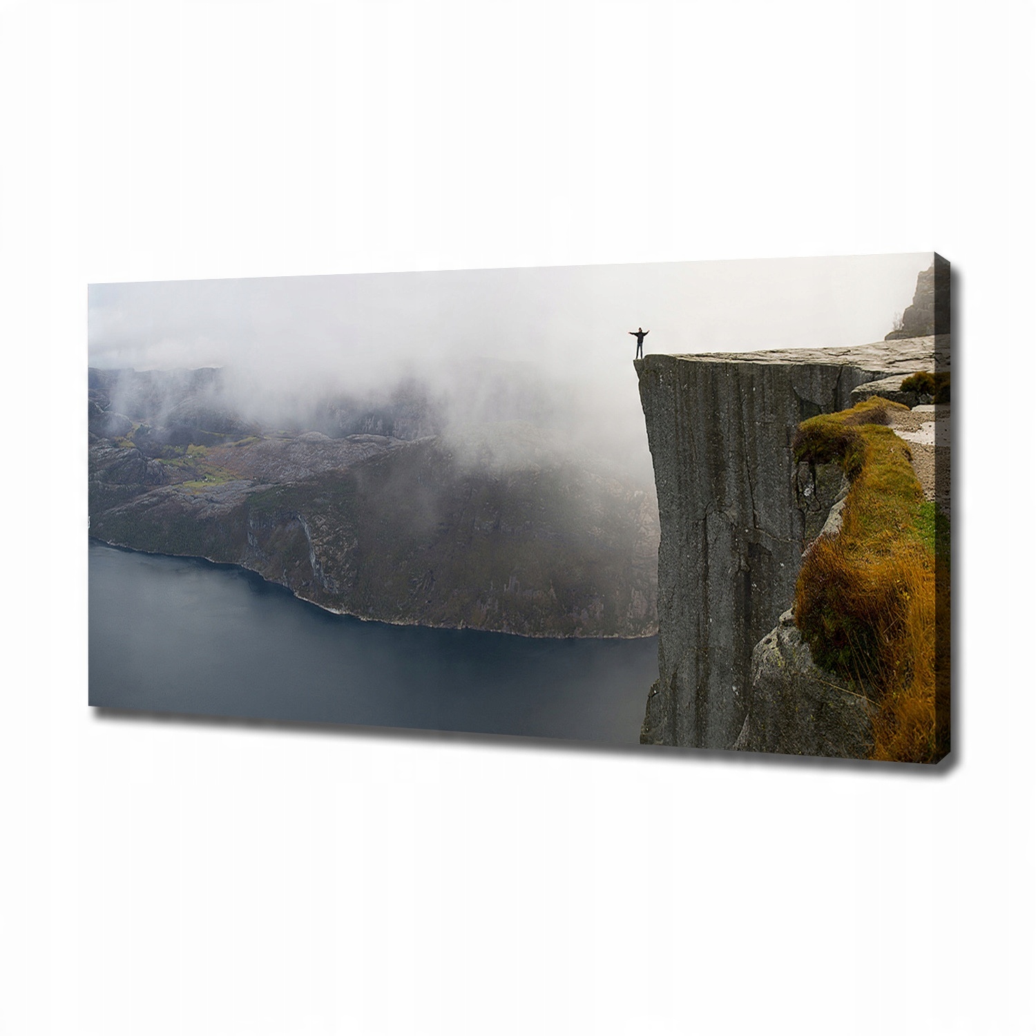 

Foto obraz na płótnie Norweski klif 120x60 cm