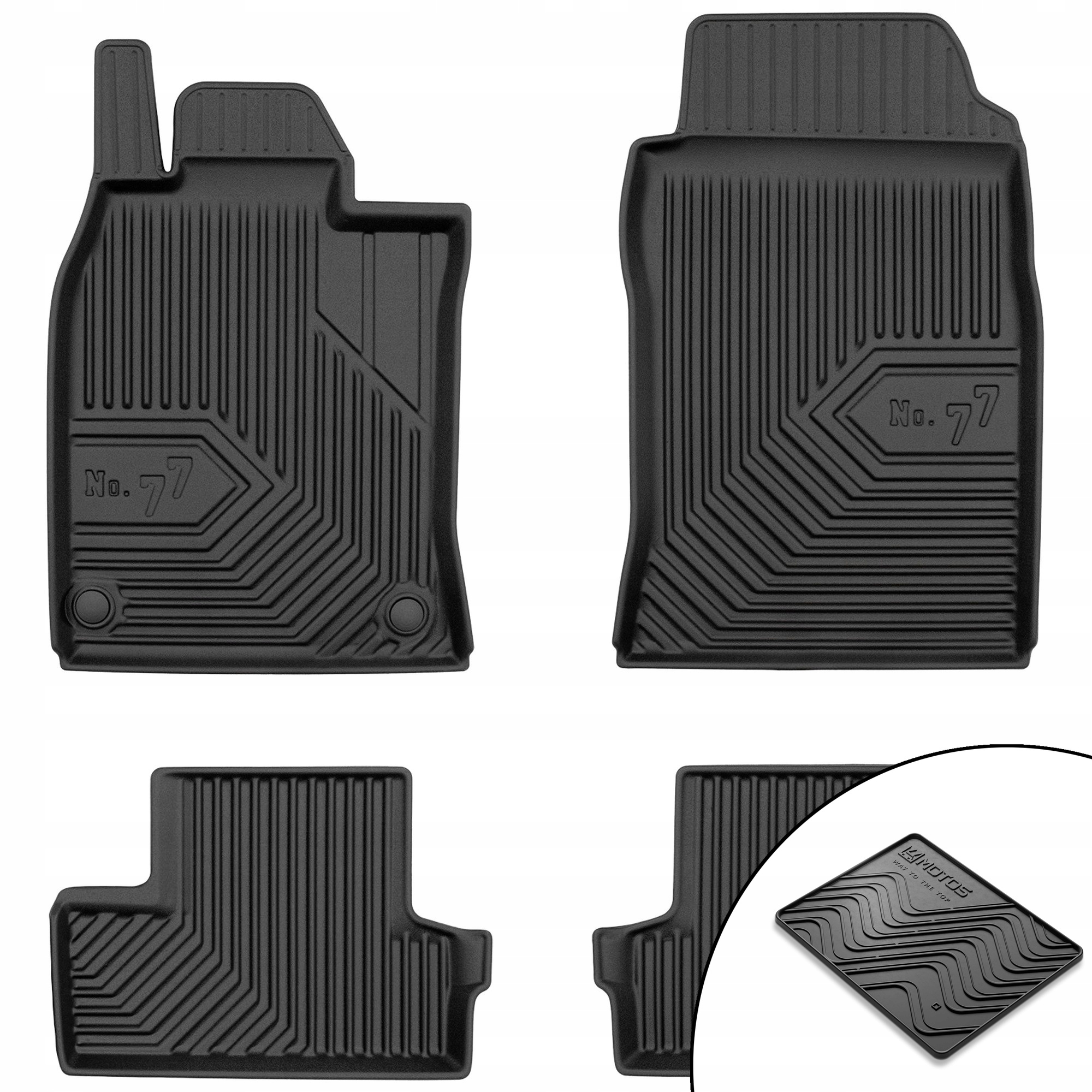 Gumové koberce č.77 Mini One I 2001-2006 Hatchback podložka bonus