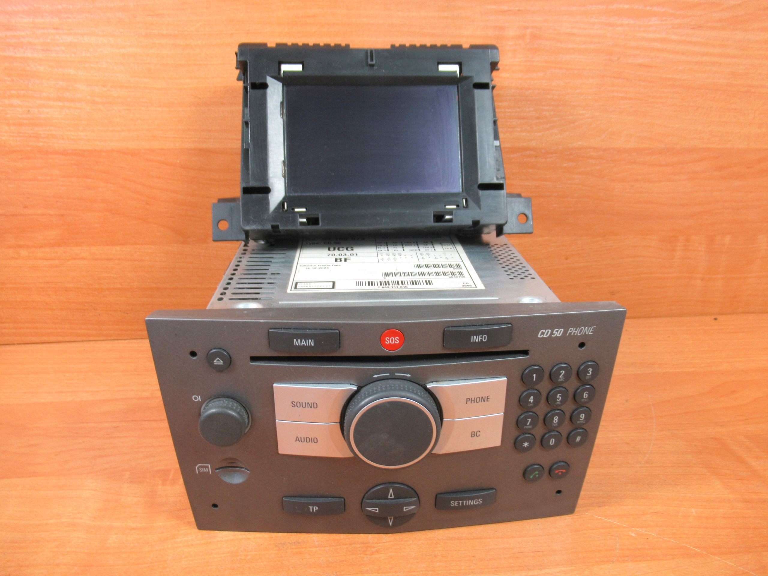 RADIO CD50 OPEL ASTRA H ZAFIRA B 93180973 13111163