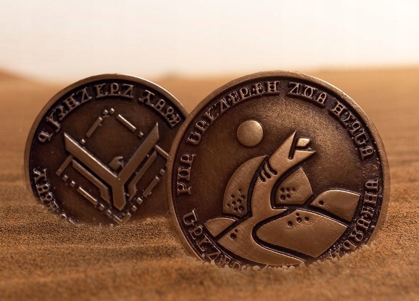 METALOWY TOKEN GRACZA DO GRY DIUNA: IMPERIUM Materiał metal