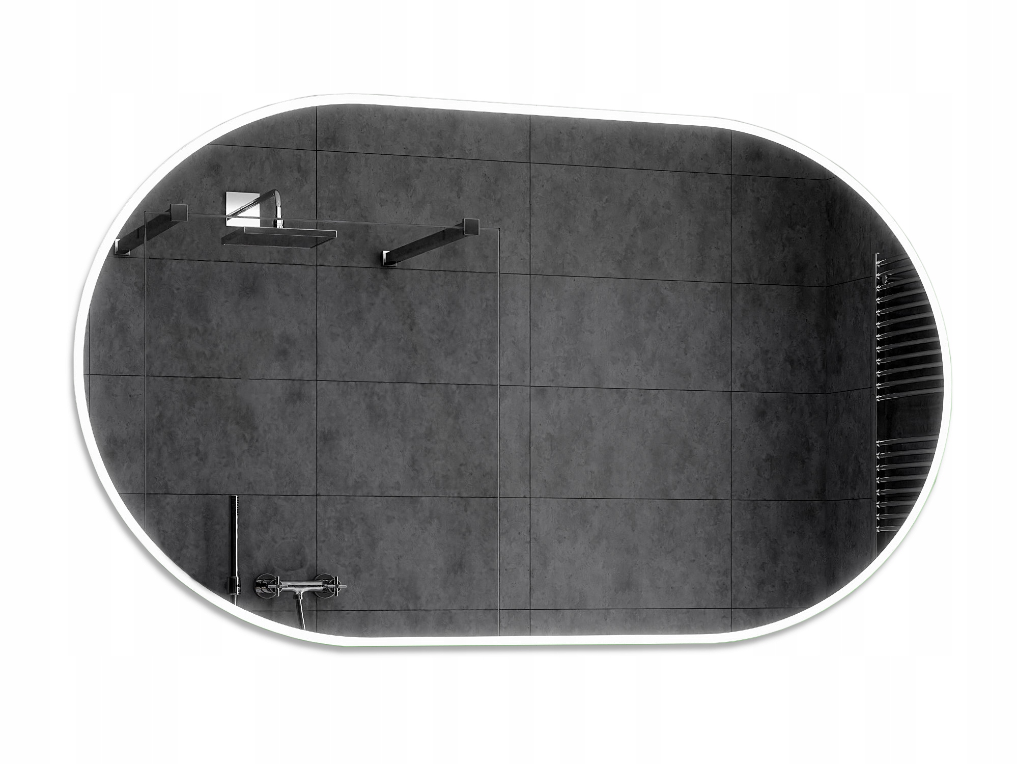 Led kúpeľňové zrkadlo s podsvietením 150x70 Hamburg