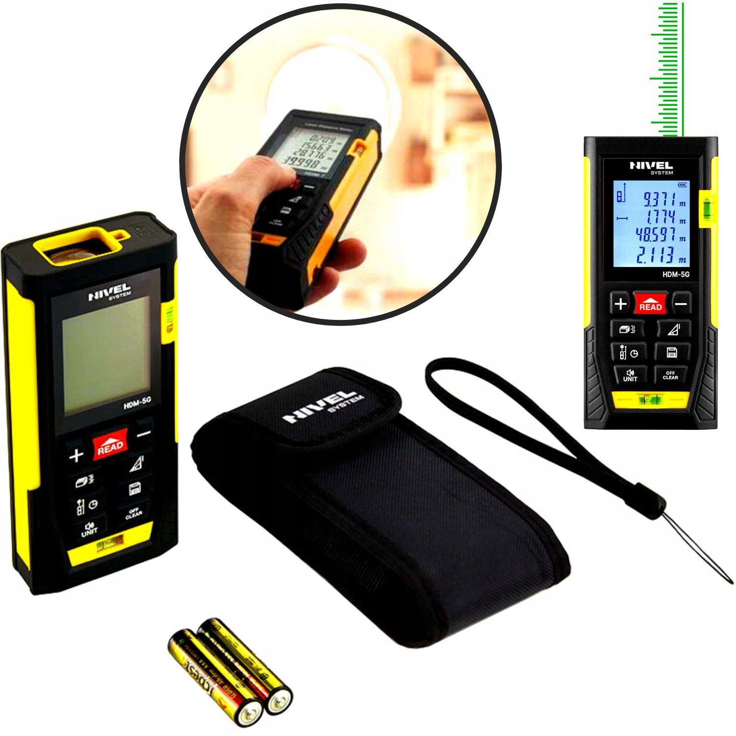 

Nivel System HDM-5G Dalmierz Laserowy 50M Zielony