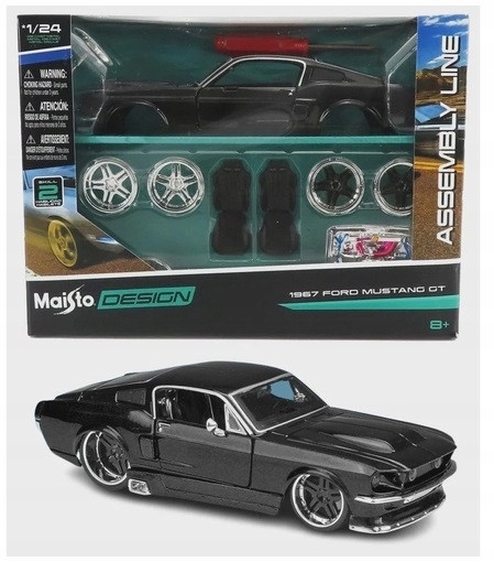 Maisto 1/24 Ford Usa Mustang Gt Coupe Custom 1967 MS-309