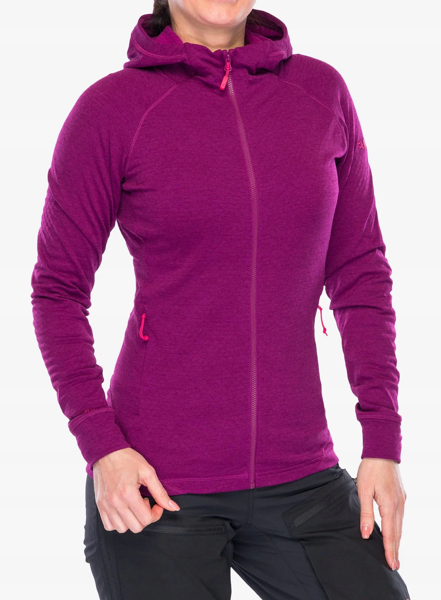 Bluza z kapturem damska Rab Nexus Hoody mulberry 10 (s)