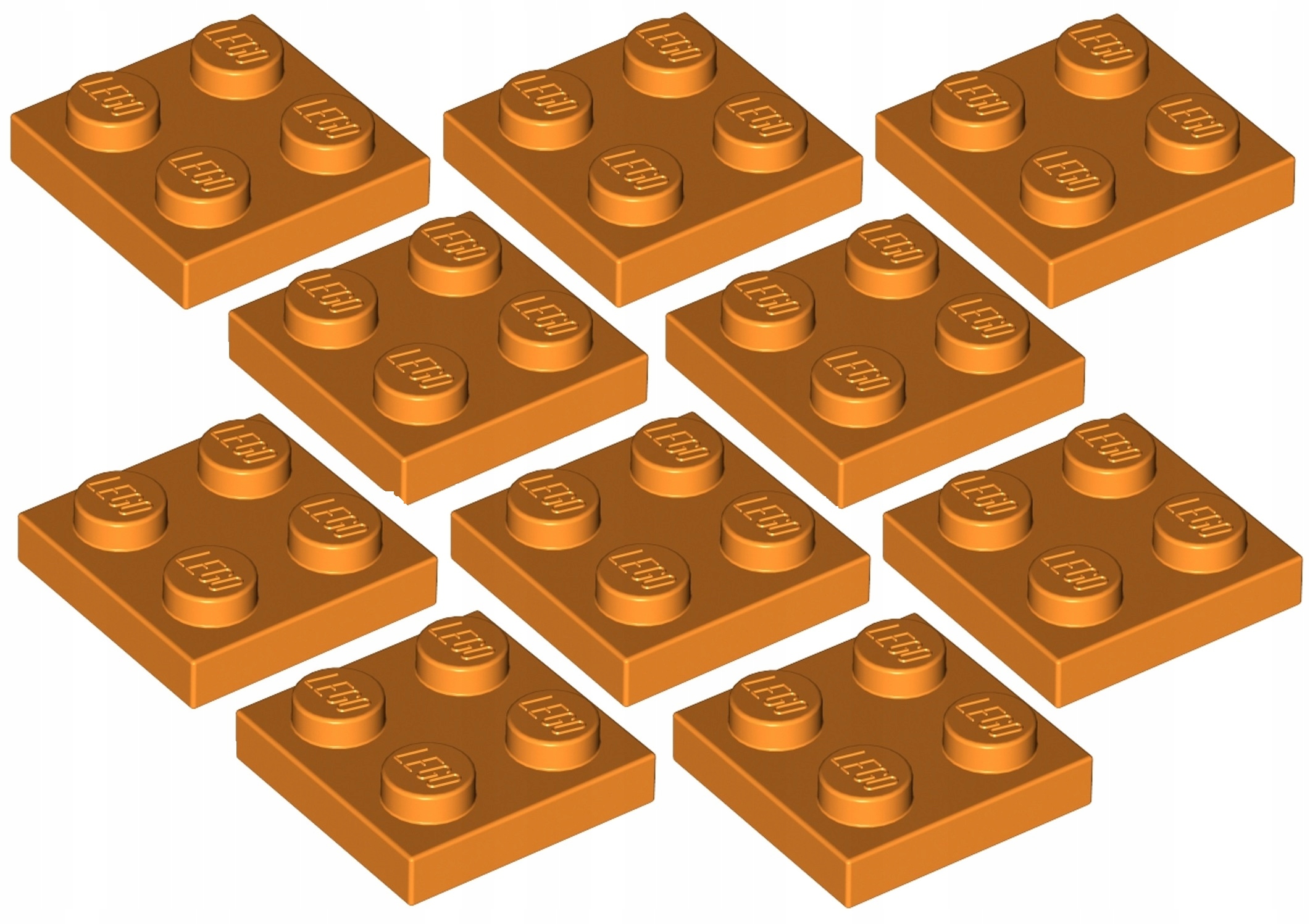 

Lego Płytka 2x2 Pomarańczowa (3022/4159007) 10szt