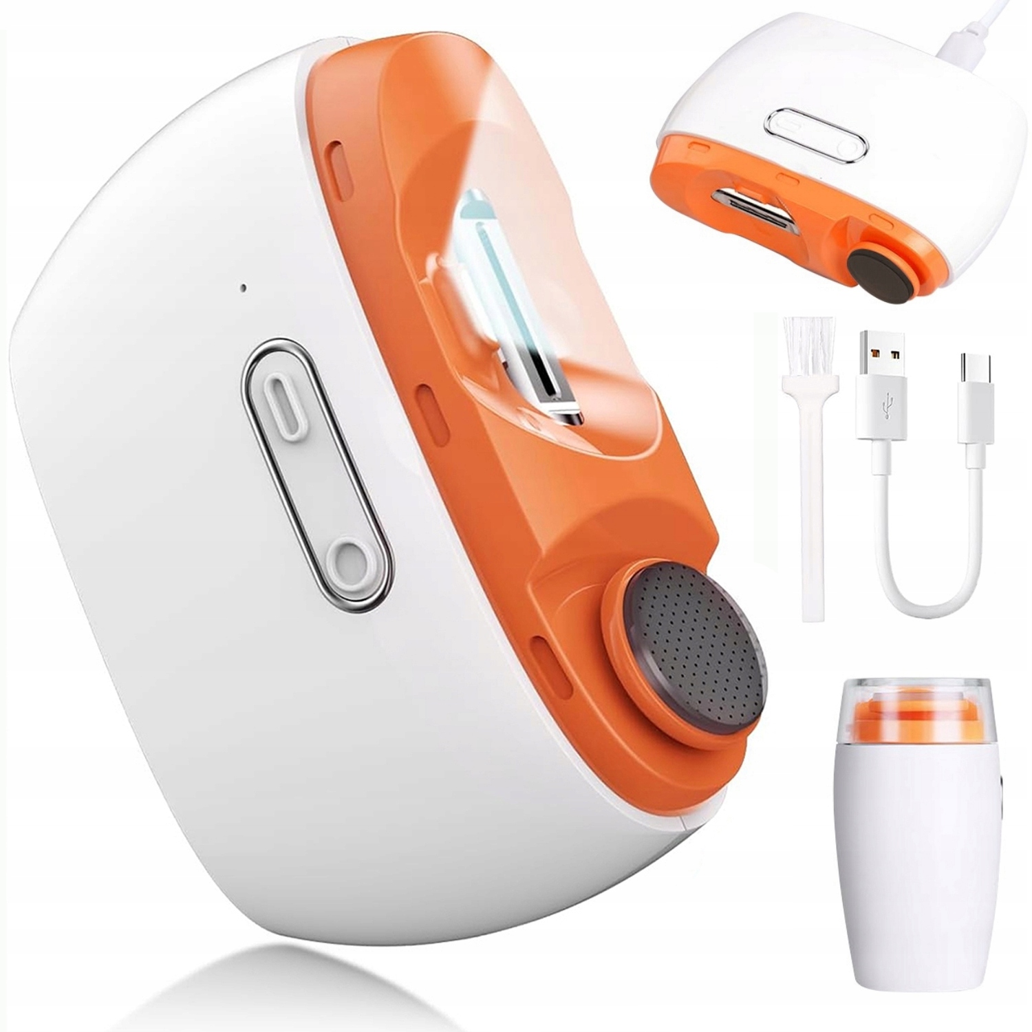 2V1 Elektrický Automatický Kleštičky Na Nehty S Led Světlem