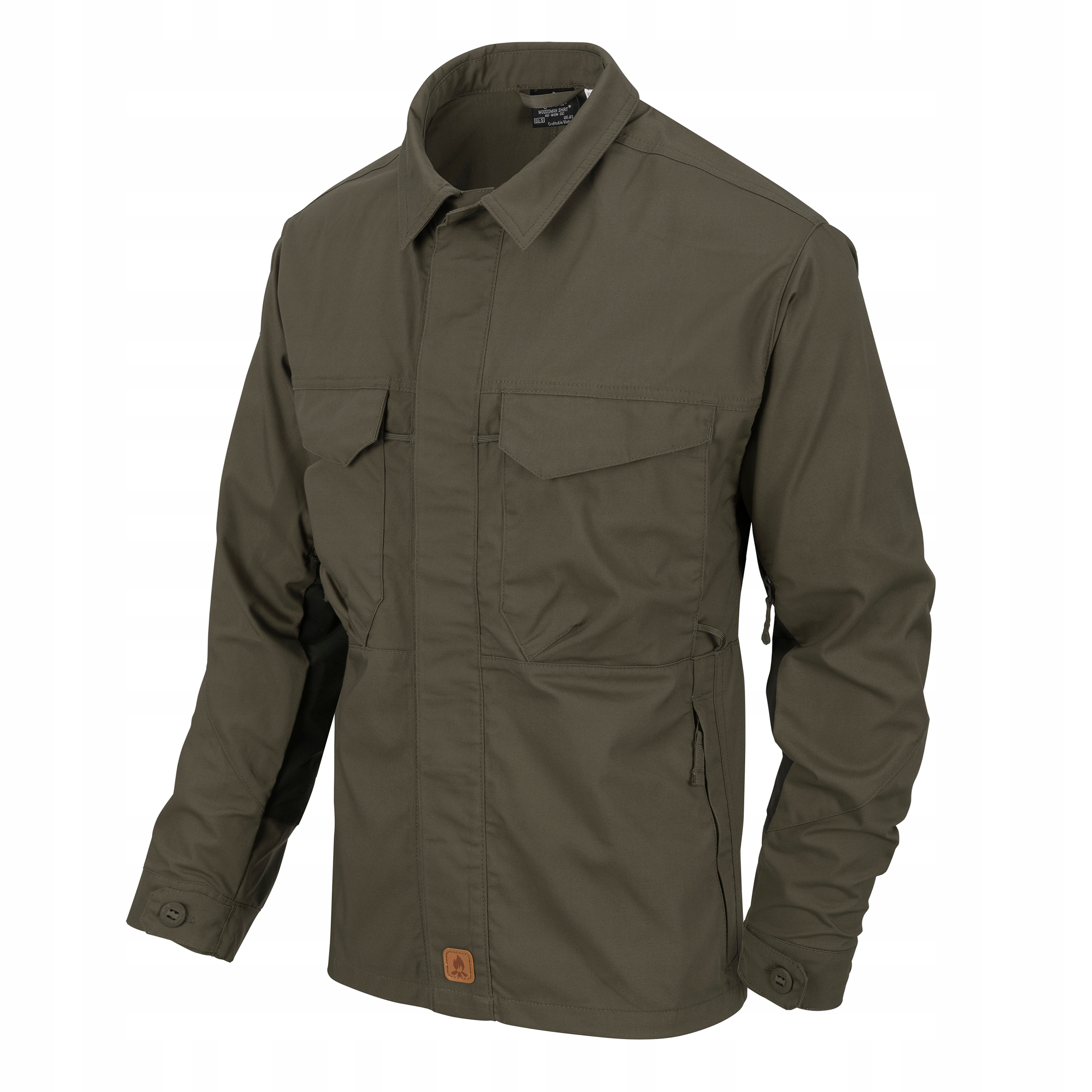 Koszula męska taktyczna wojskowa Helikon-Tex Woodsman Taiga Green/Black S