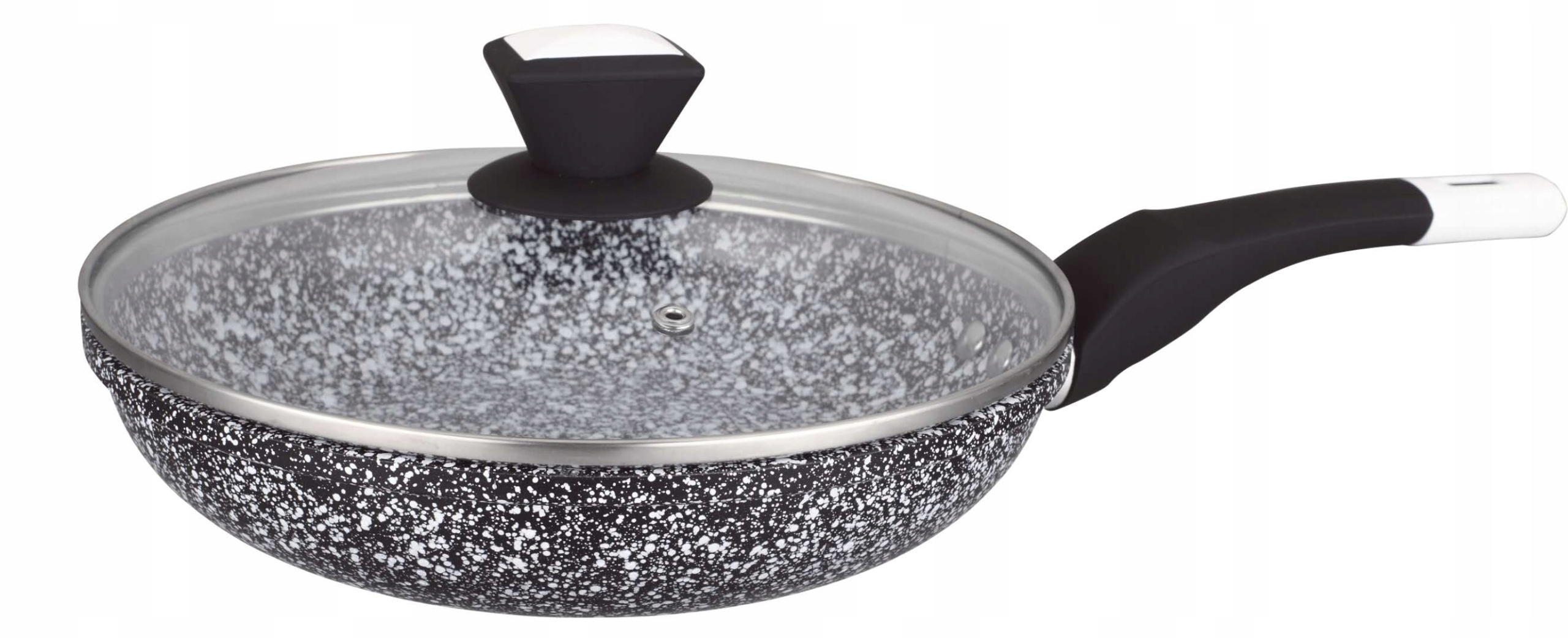 

Patelnia Non-stick Granit Pokrywka Indukcja 18cm
