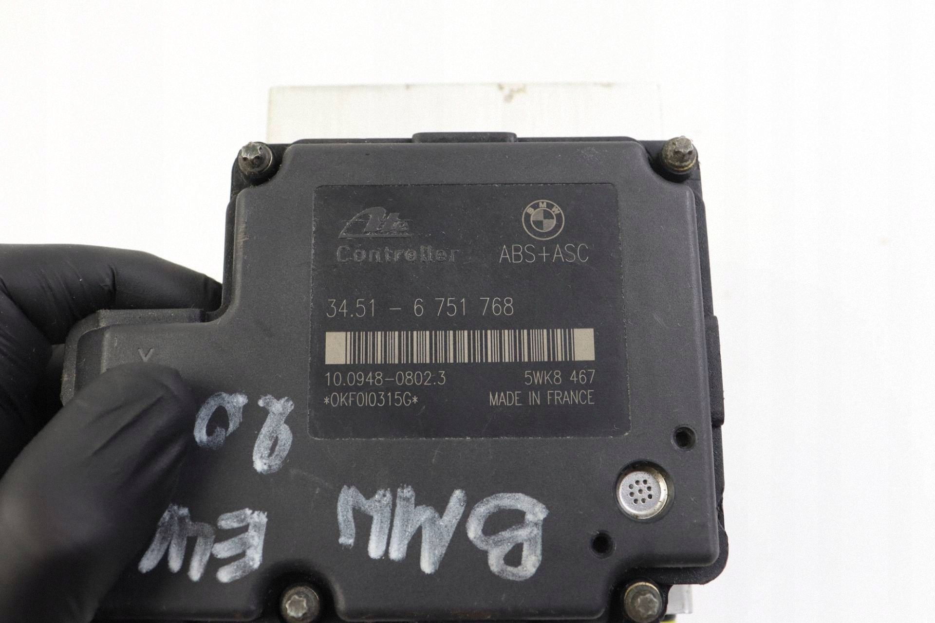 BMW 3 E46 E36 pompe unité de commande électronique uce ABS 6751767 6751768
