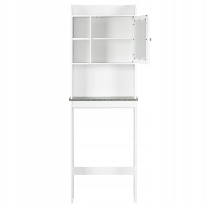 SZAFKA ŁAZIENKOWA REGAŁ PÓŁKA NAD TOALETĘ PRALKĘ Szerokość mebla 59 cm