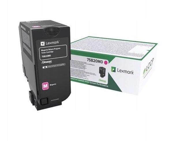 Toner Lexmark 75B20M0 červený (magenta)
