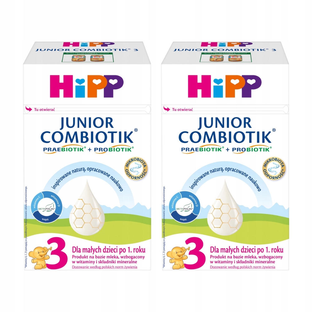 Mleko HiPP 3 JUNIOR po 1. roku 2x550g