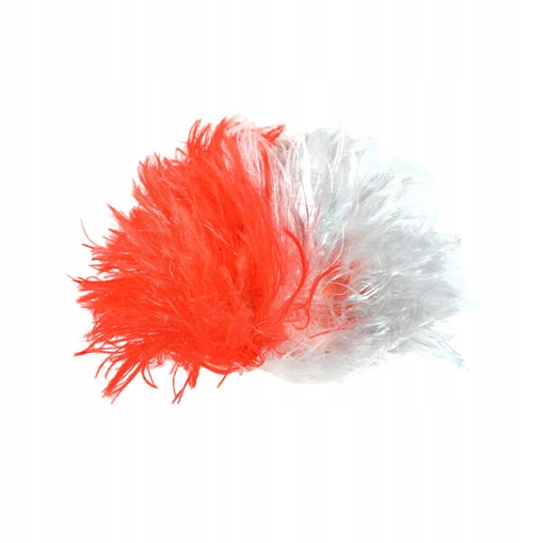 Peruka Kibica Biało Czerwona Afro Sport Mecz