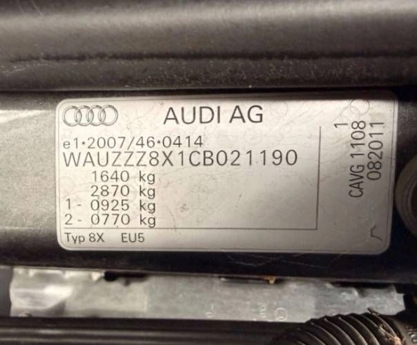 AUDI A1 8X 1 and S-LINE trunk door boot rear part 3D + light left right LZ7S