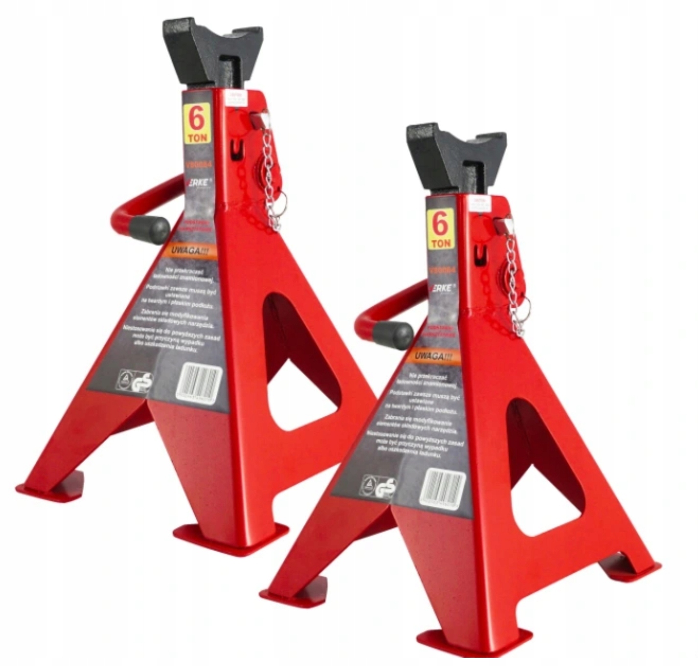 PODPORY SAMOCHODOWE WARSZTATOWE KOBYŁKI PODSTAWKI Z BLOKADĄ 6T TON STOJAKI Marka Verke