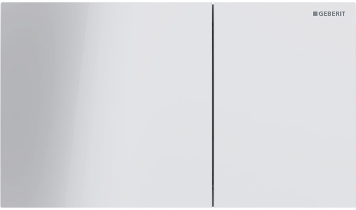 Sigma70 Spouštěcí tlačítko bílé, sklo Geberit 115.622.SI.1