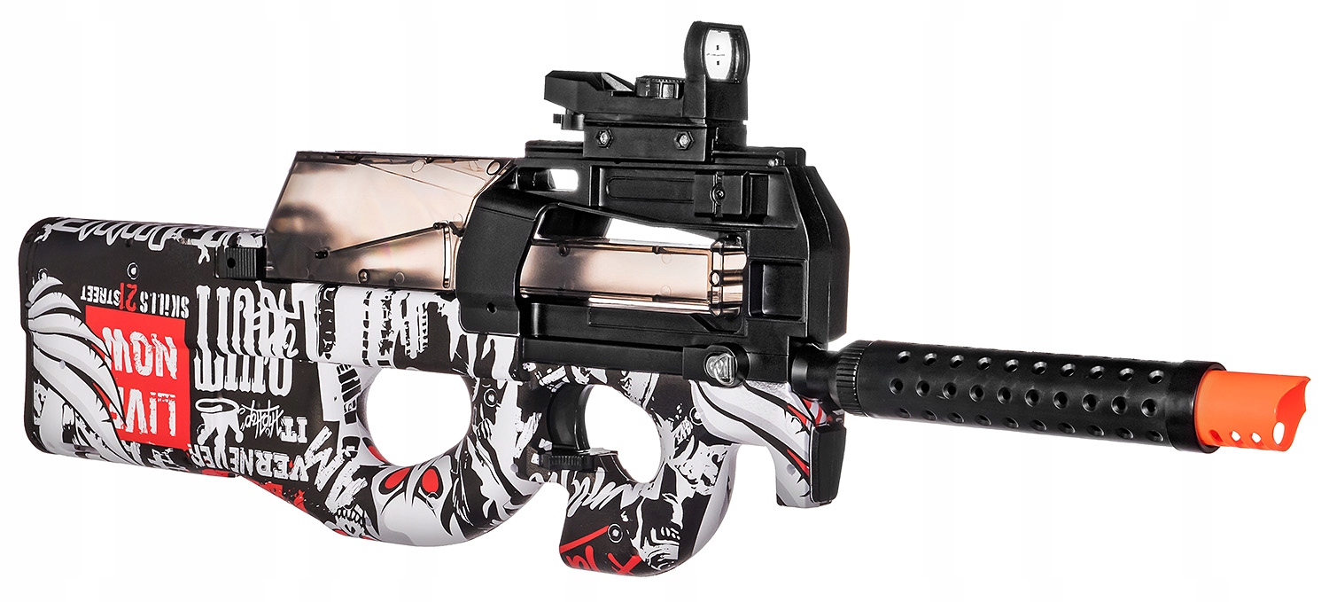 _ P90 PISTOLET KARABIN AUTOMAT NA KULKI ŻELOWE_ Rodzaj karabiny