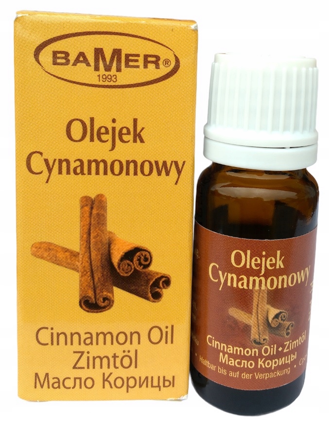 

Bamer Olejek Eteryczny Cynamonowy Angina Cellulit
