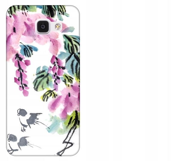 

Etui pokrowiec Samsung Galaxy A5 2016 Kwiaty akwar