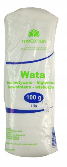 

Tomcotton, Wata kosmetyczno higieniczna, 100g