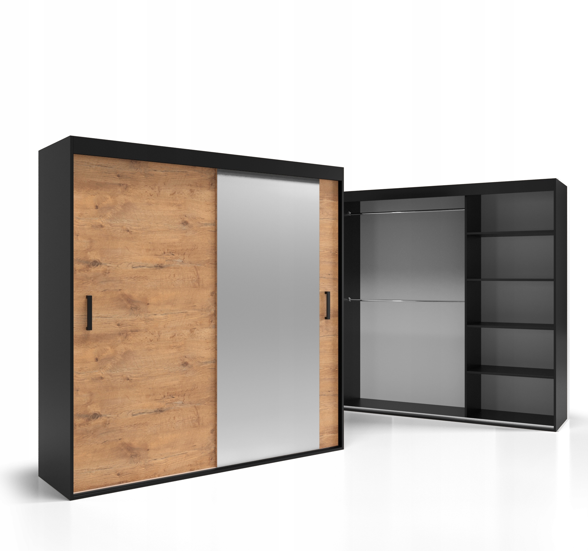 Skříň Na Míru S vybavením 170x240 Deska 18 mm Zrcadlo VSZ37 O-sofa