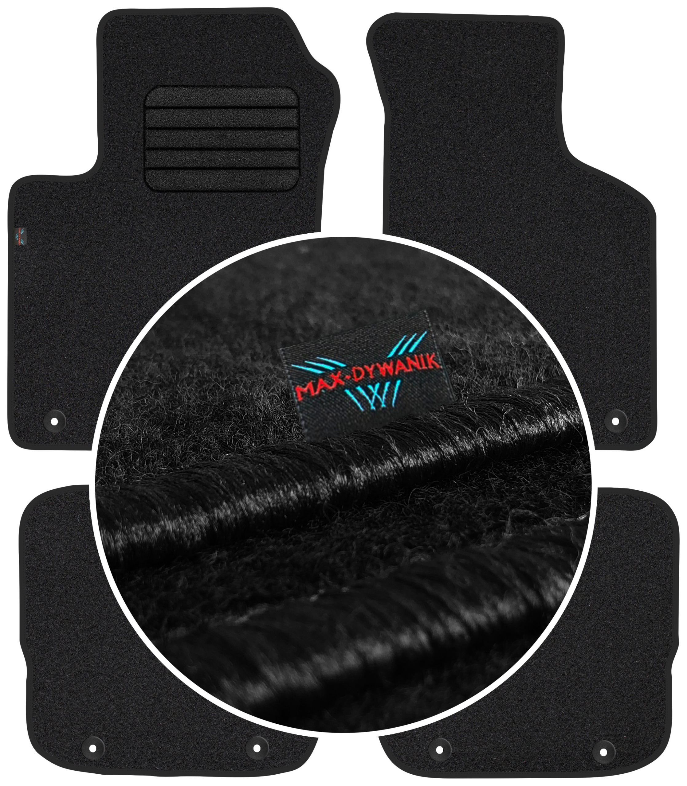 Audi A3 8L 1996-2003 Velurové autokoberce koberečky