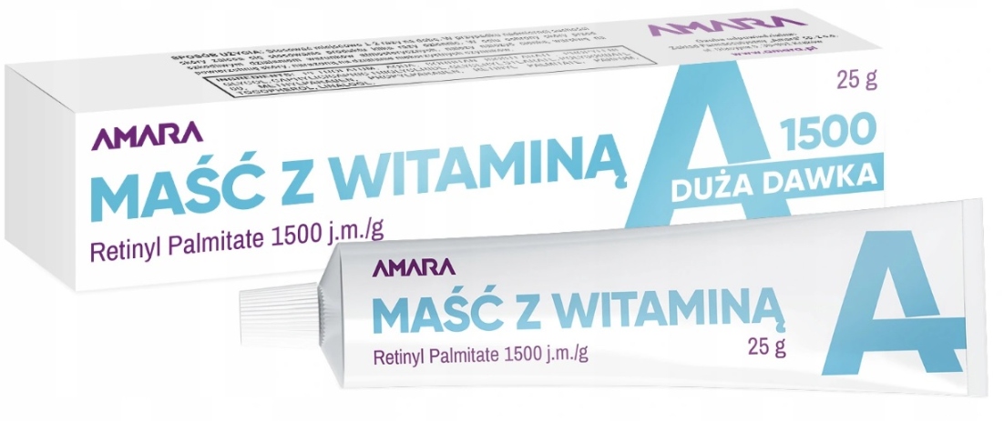 

Amara Maść Z Witaminą A Palmitynian Retinolu 25g
