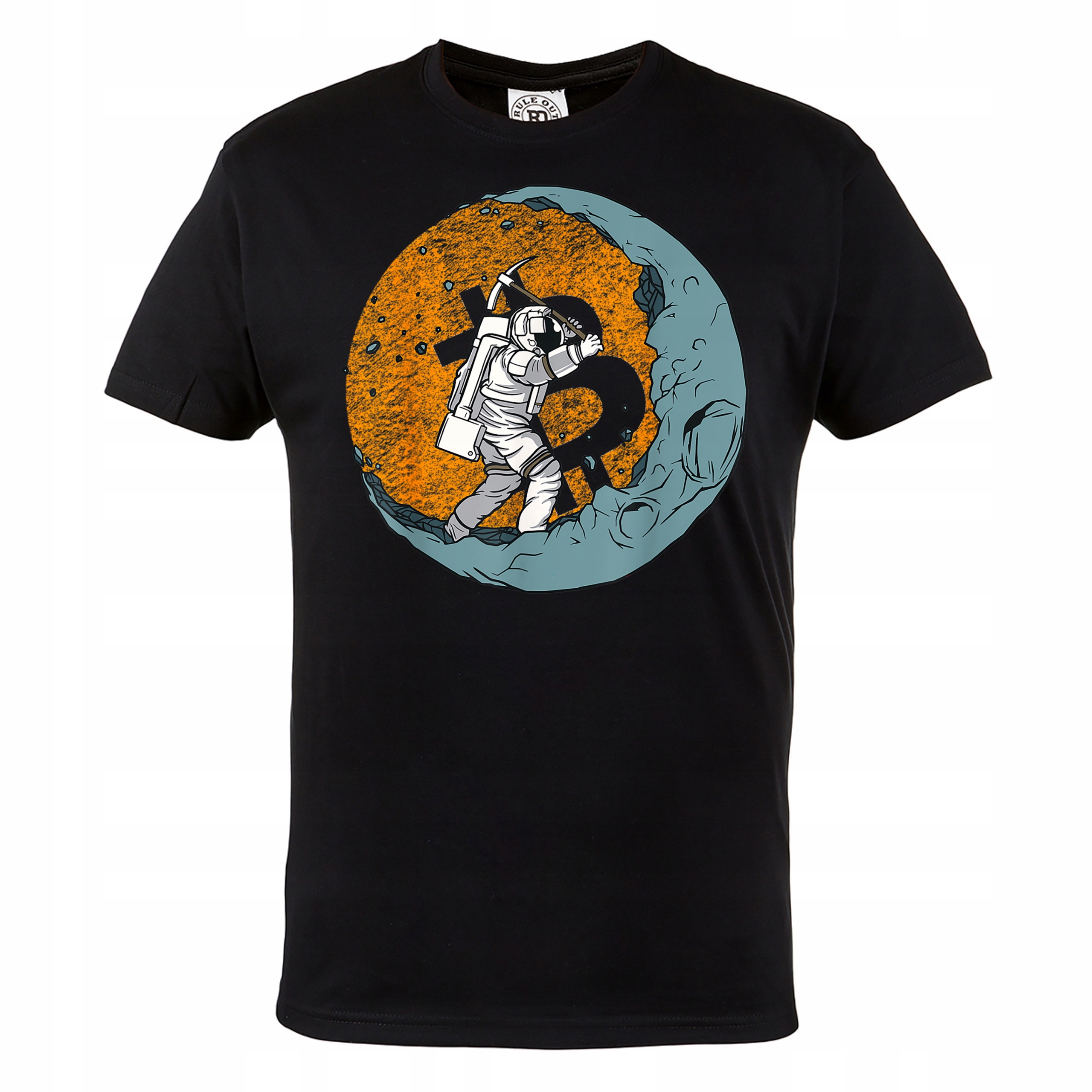 

Męska Koszulka Z Nadrukiem Bitcoin Kryptowaluty