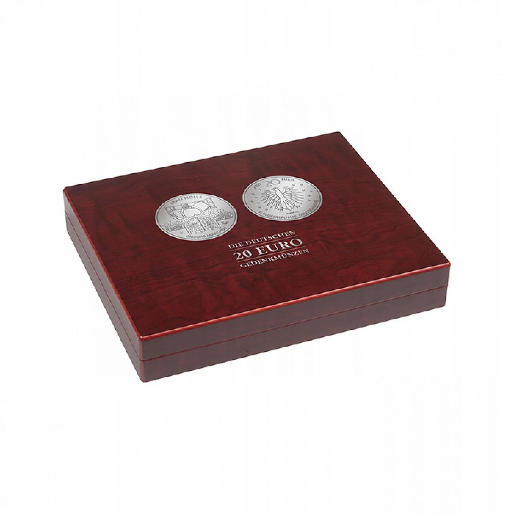 Kazeta na 60 německých 20 Euro Ag Leuchtturm