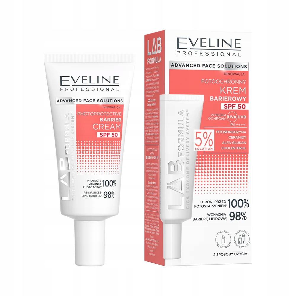 Krem ochrona Uv do twarzy Eveline Cosmetics Lab formula