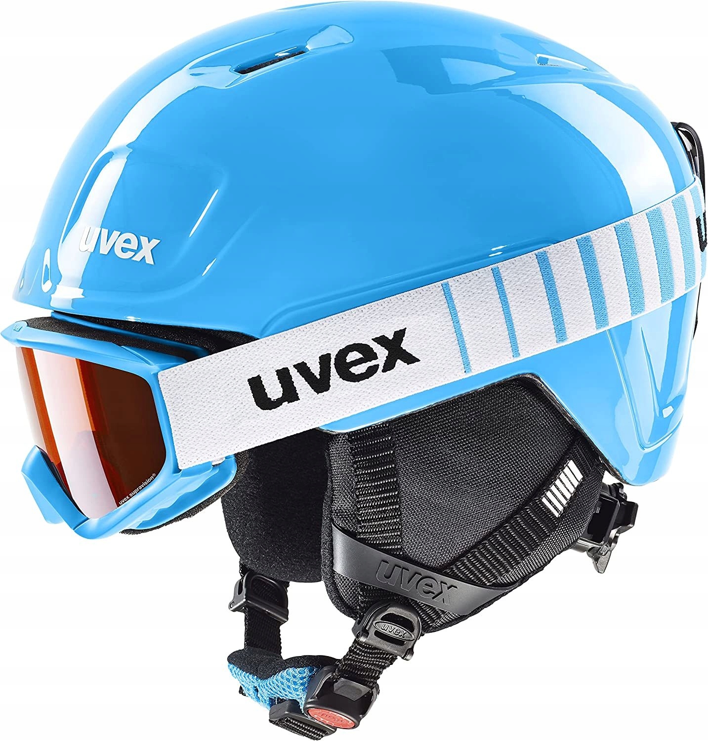 Dětská lyžařská přilba Uvex Heyya Set Blue Xs 46-50 cm
