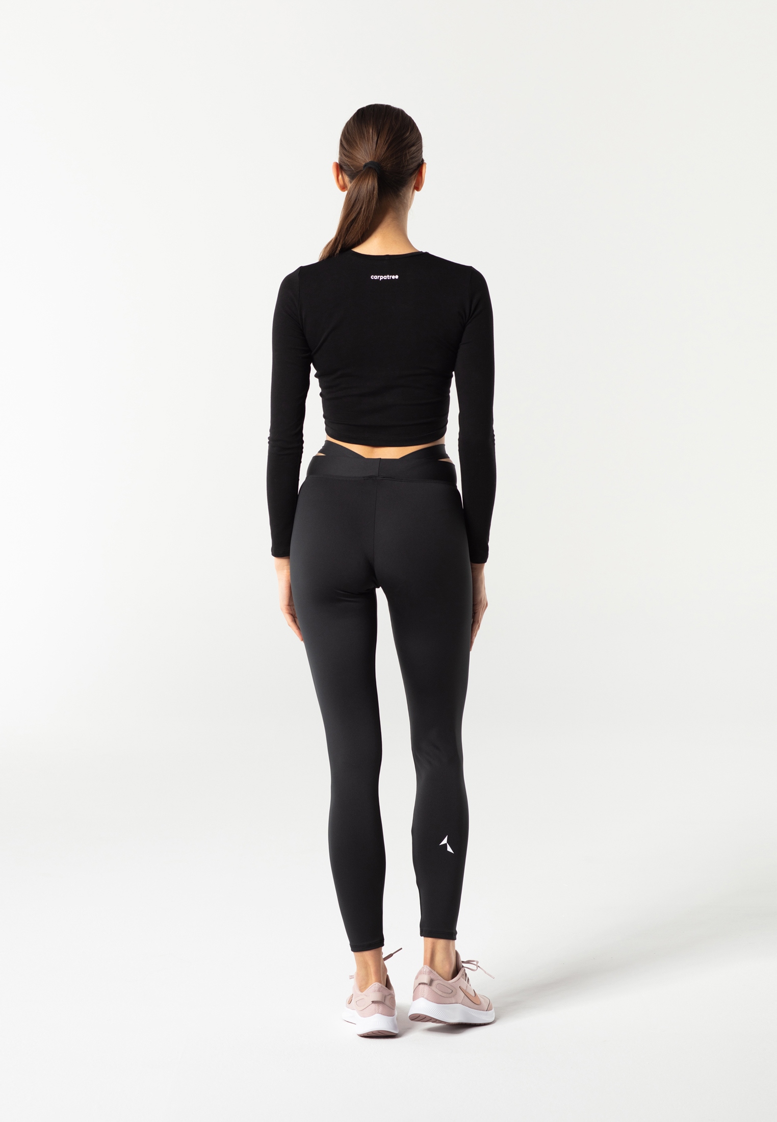 Legginsy damskie czarne sportowe L Carpatree Płeć kobieta