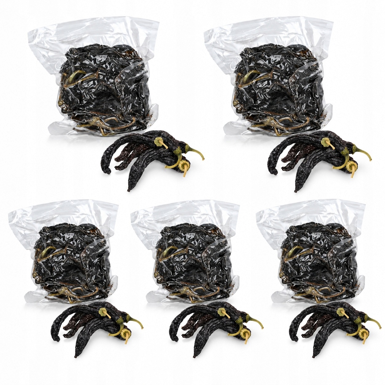 Papryka Chili Pasilla Suszona 100 g Czarne Chili Chilaca do potraw s 5 szt.