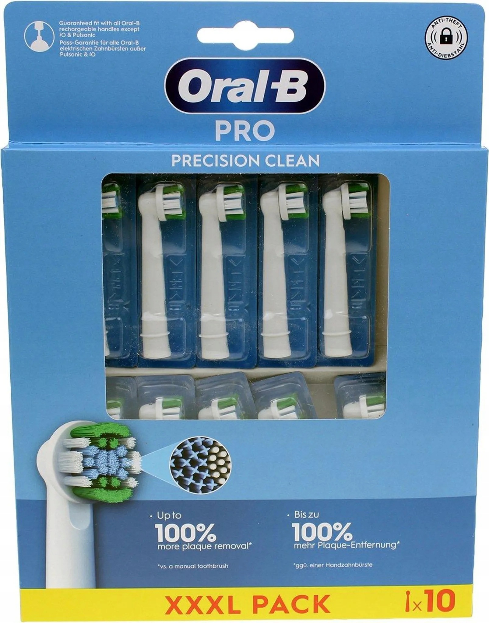 Końcówki do szczoteczek elektrycznych Oral-B Precision Clean, opakowanie 10