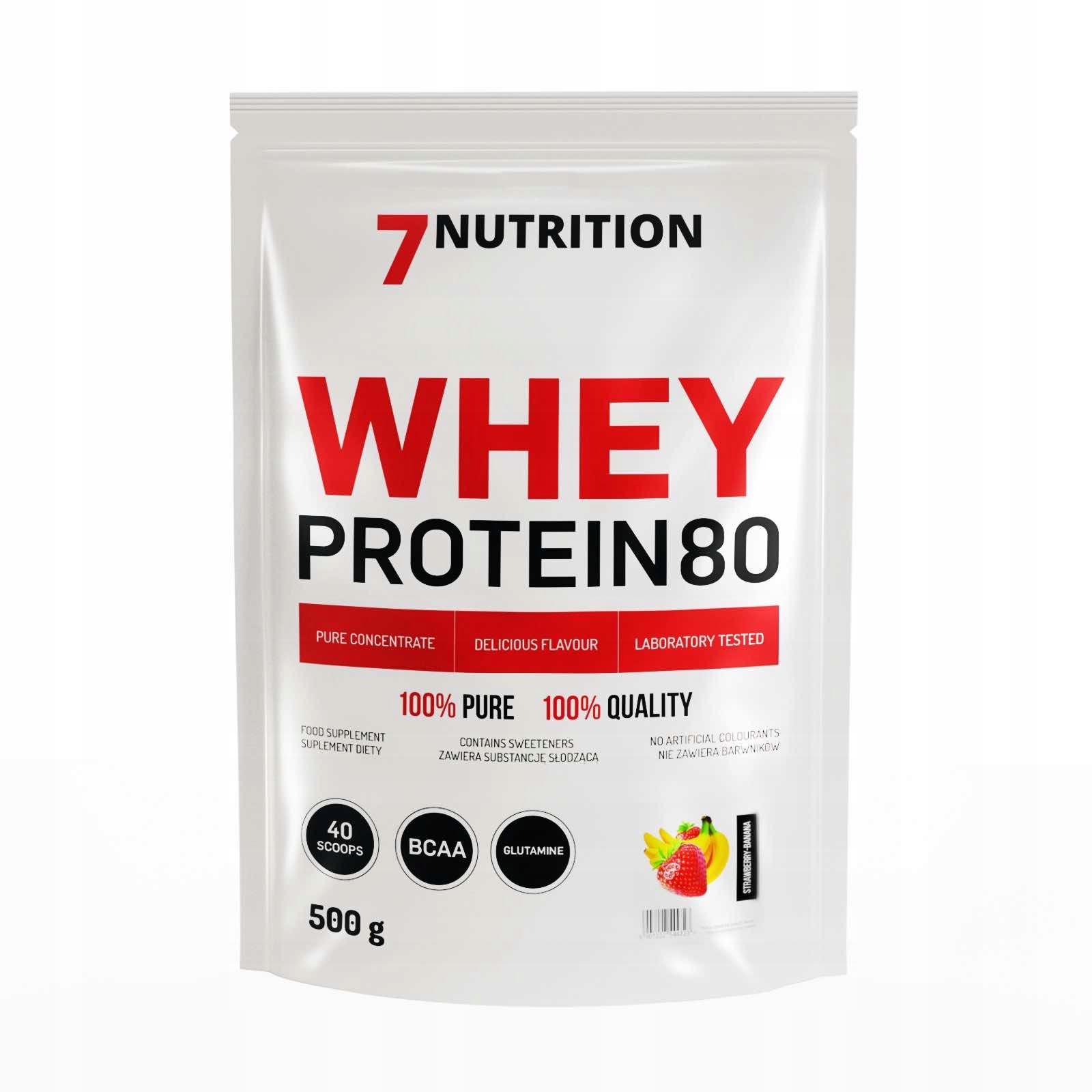 7NUTRITION Syrovátkový Protein 80 500G