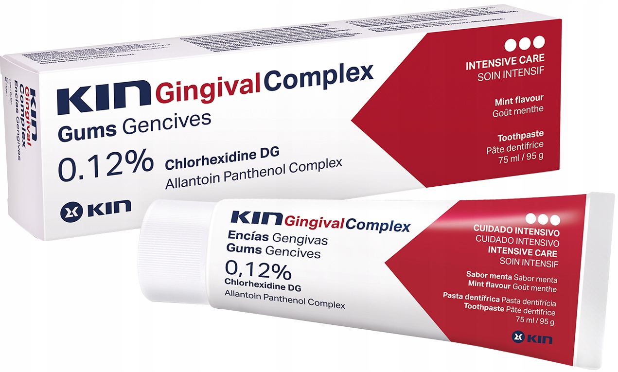 

Kin Gingival Pasta Przeciw Paradontozie 75ml Mięta