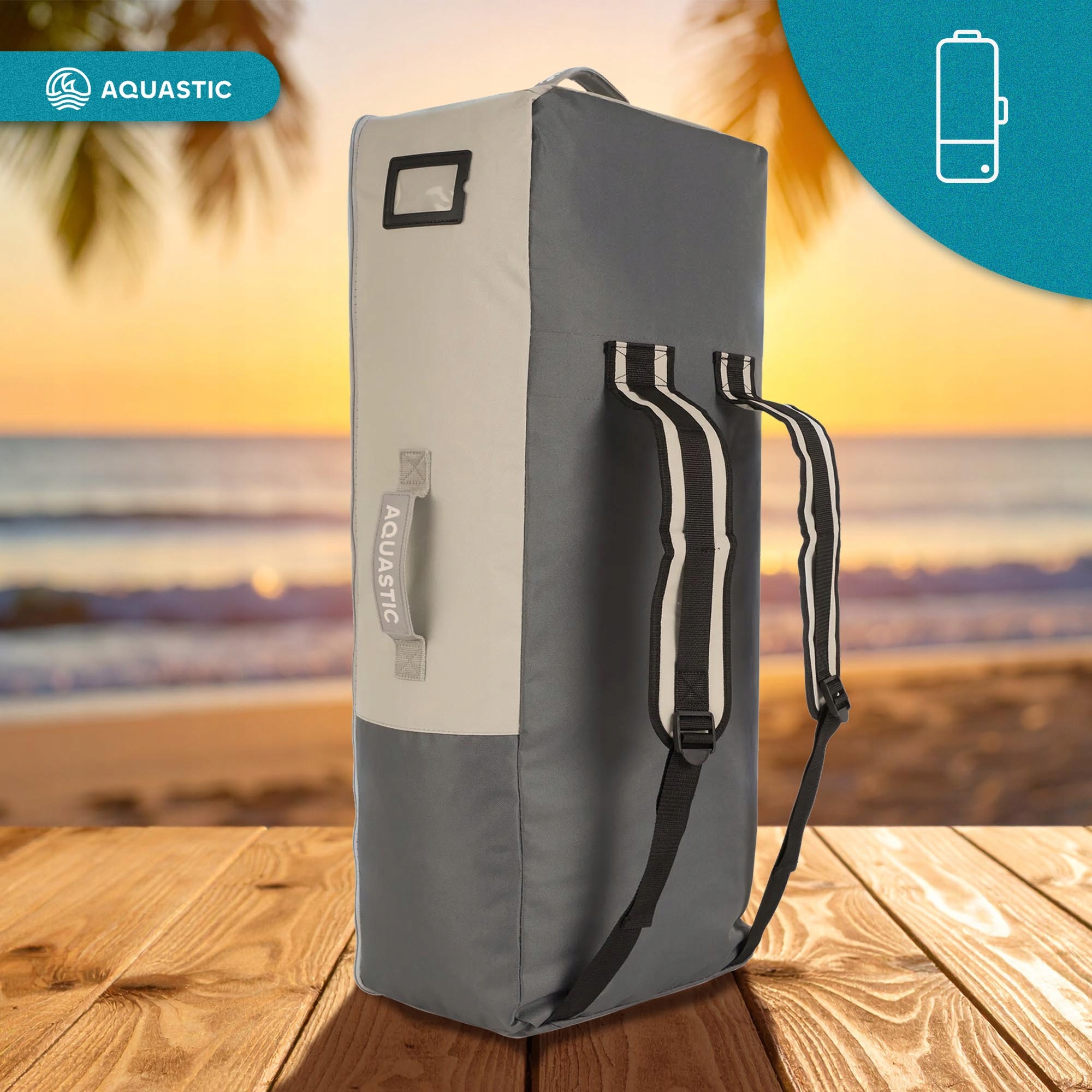 Deska do pływania SUP AQUASTIC Perth 325cm zestaw POMPKA WIOSŁO PLECAK Model Perth 10'8