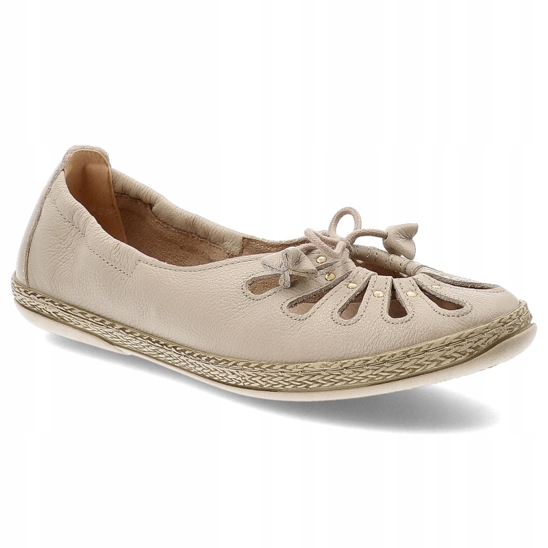Béžové espadrilky Armodo Nazouvací Dámská obuv