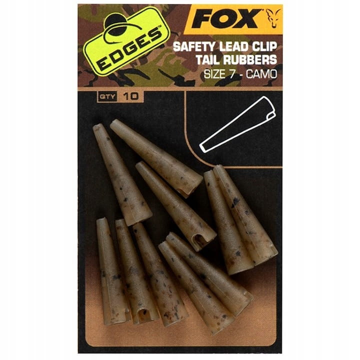 Fox Edges Camo Nasadki Tail Rubbers roz. 7