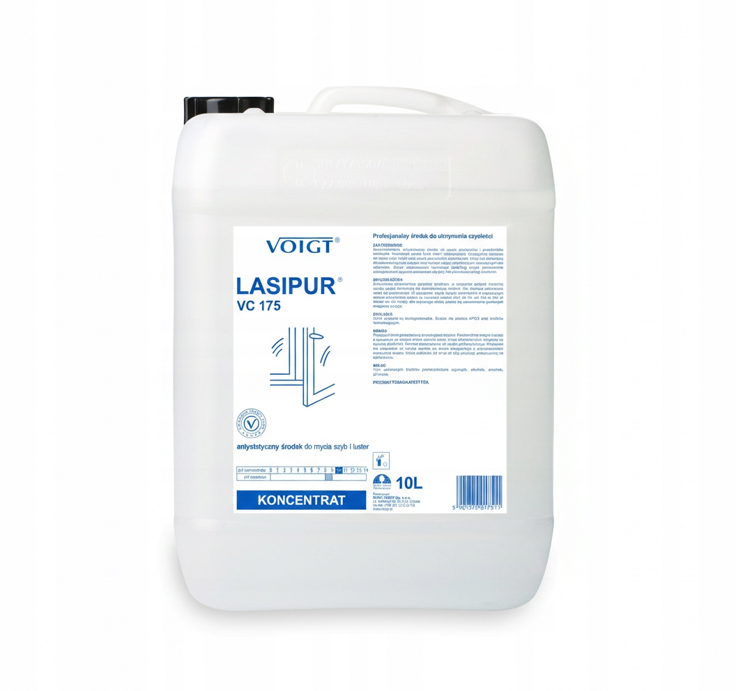Voigt VC 175 Lasipur 10L Antystatyczny Płyn do Mycia Szyb Luster Witryn