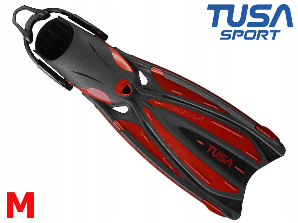 Tusa Płetwy regulowane z Bangee na buty nurkowe Solla B SF-0114 40-44 Mdr