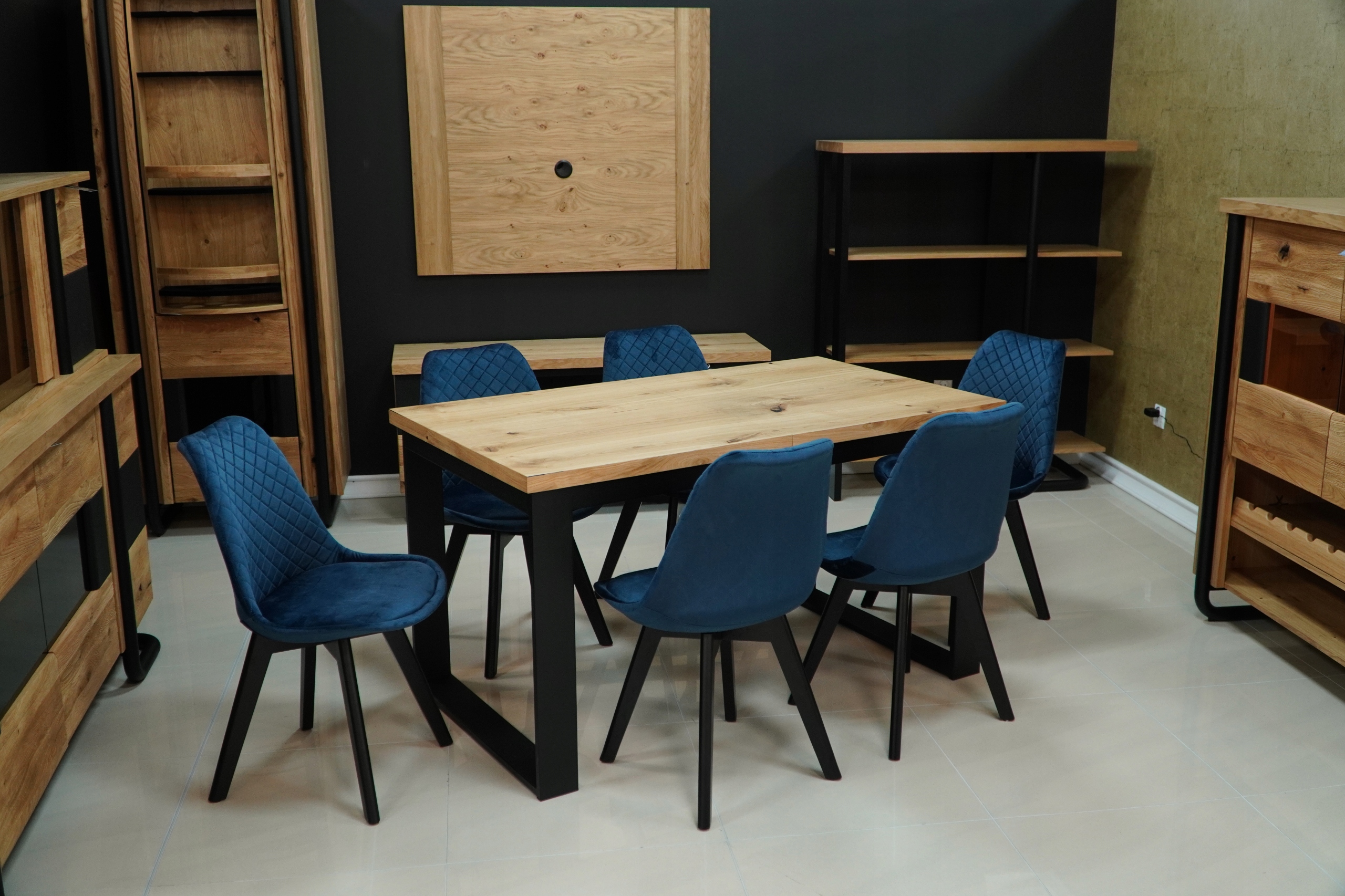 STÓŁ ROZKŁADANY LOFT 970 FORNIR DĄB 180x90+50cm Marka Meble Moskała