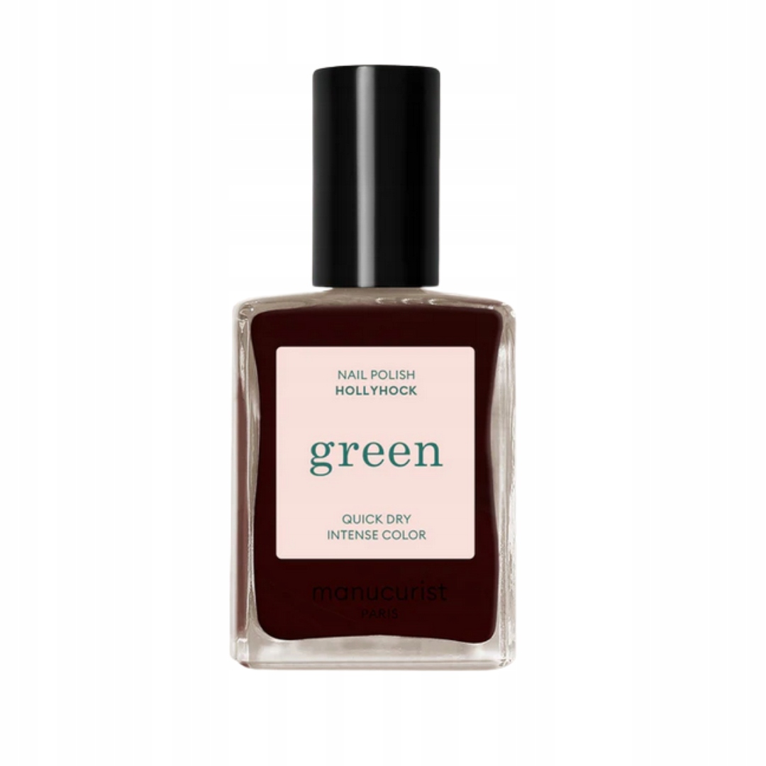Manucurist Green Lak na nehty Hollyhock (černočervený) 15 ml
