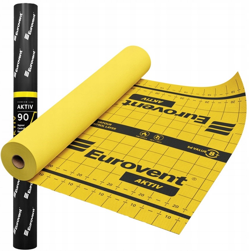 Fólie Parotěsná Eurovent Aktivní Parotěsná Izolace Membrána 90g Atest