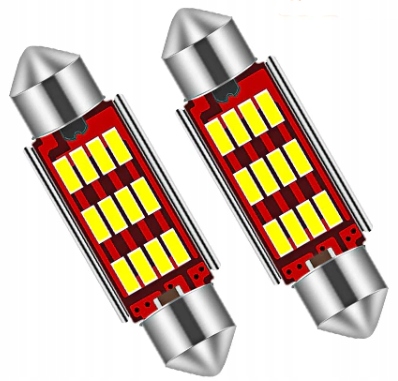 

Żarówka rurkowa 41mm C5W C10W 12SMD 4014 12V 24V