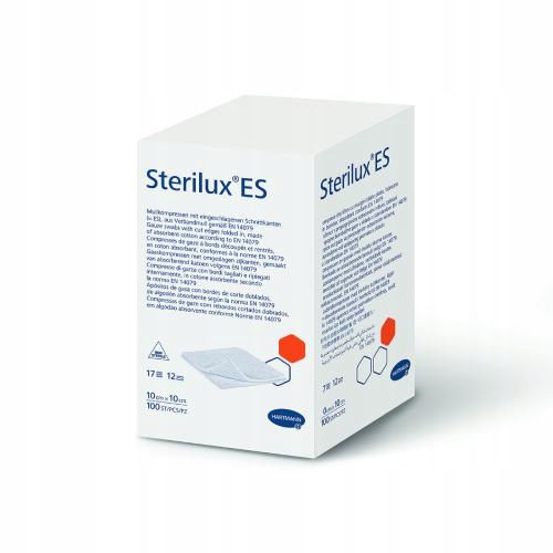 

Kompresy gazowe niejałowe Sterilux 10x10cm, 100szt