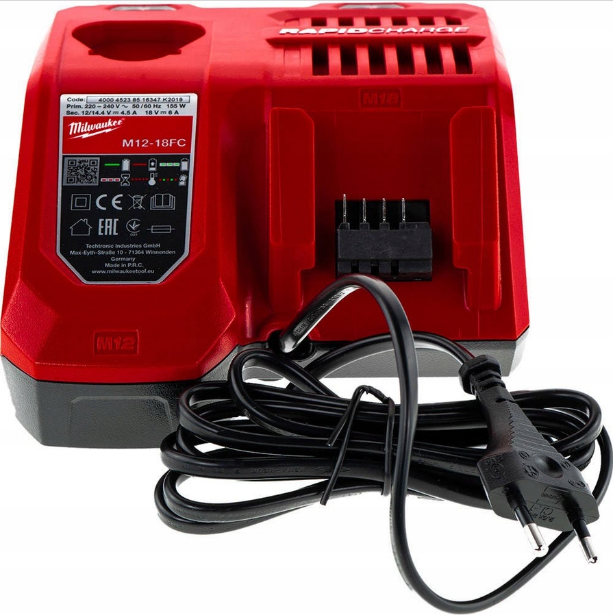 

Szybka Ładowarka Milwaukee M12-M18FC 4932451079